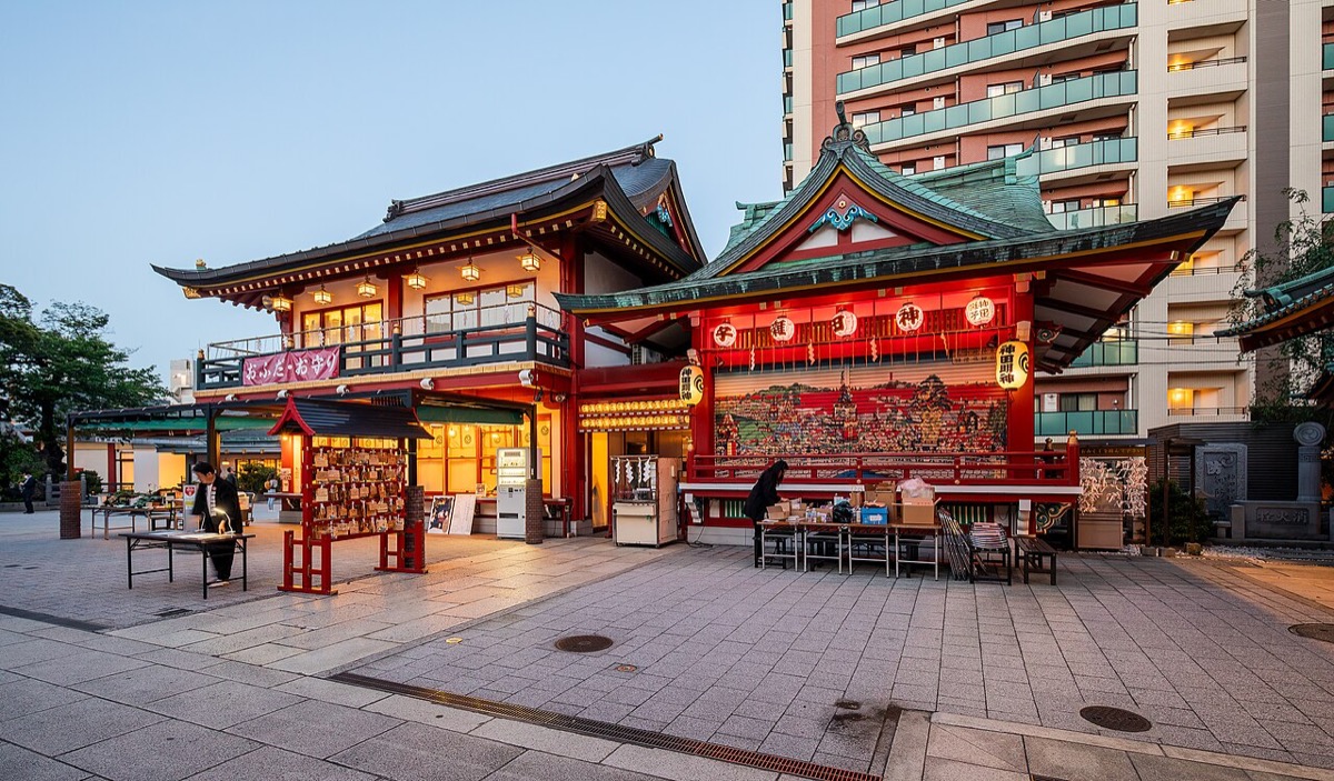 Shrine office and Kaguraden at Kanda Myojin