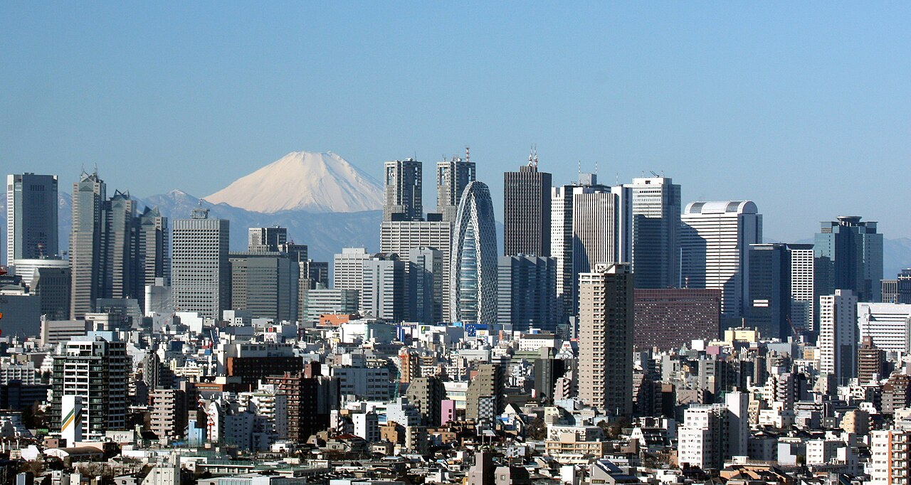 Shinjuku streetscape · not the restaurant