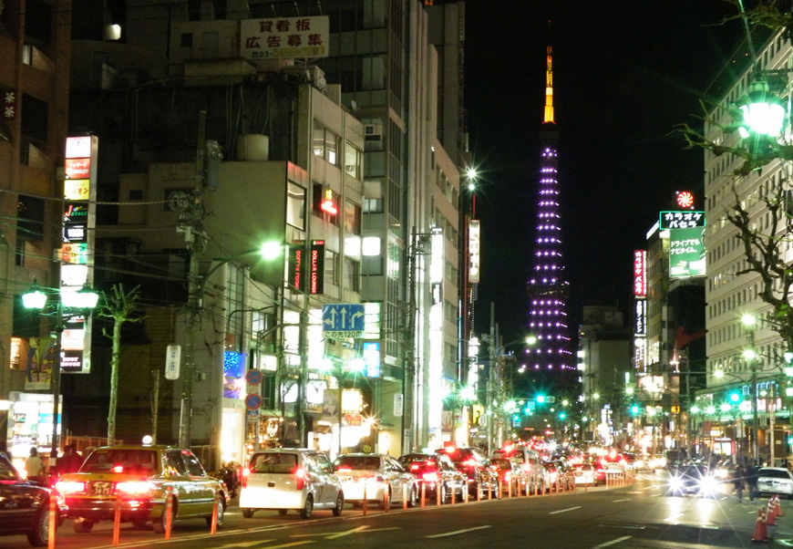 Roppongi · Nishi-Azabu streetscape · not the restaurant