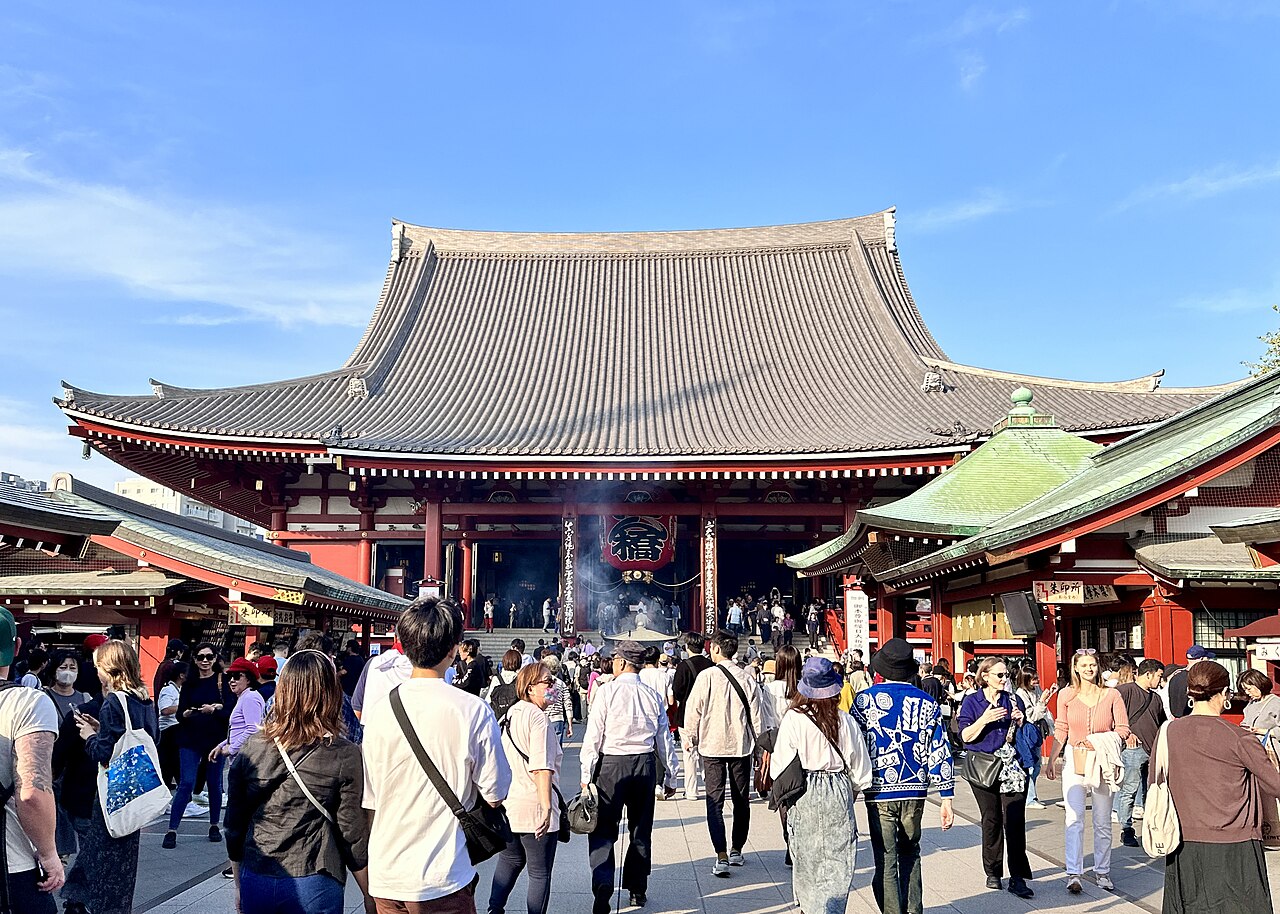 Asakusa streetscape · not the restaurant